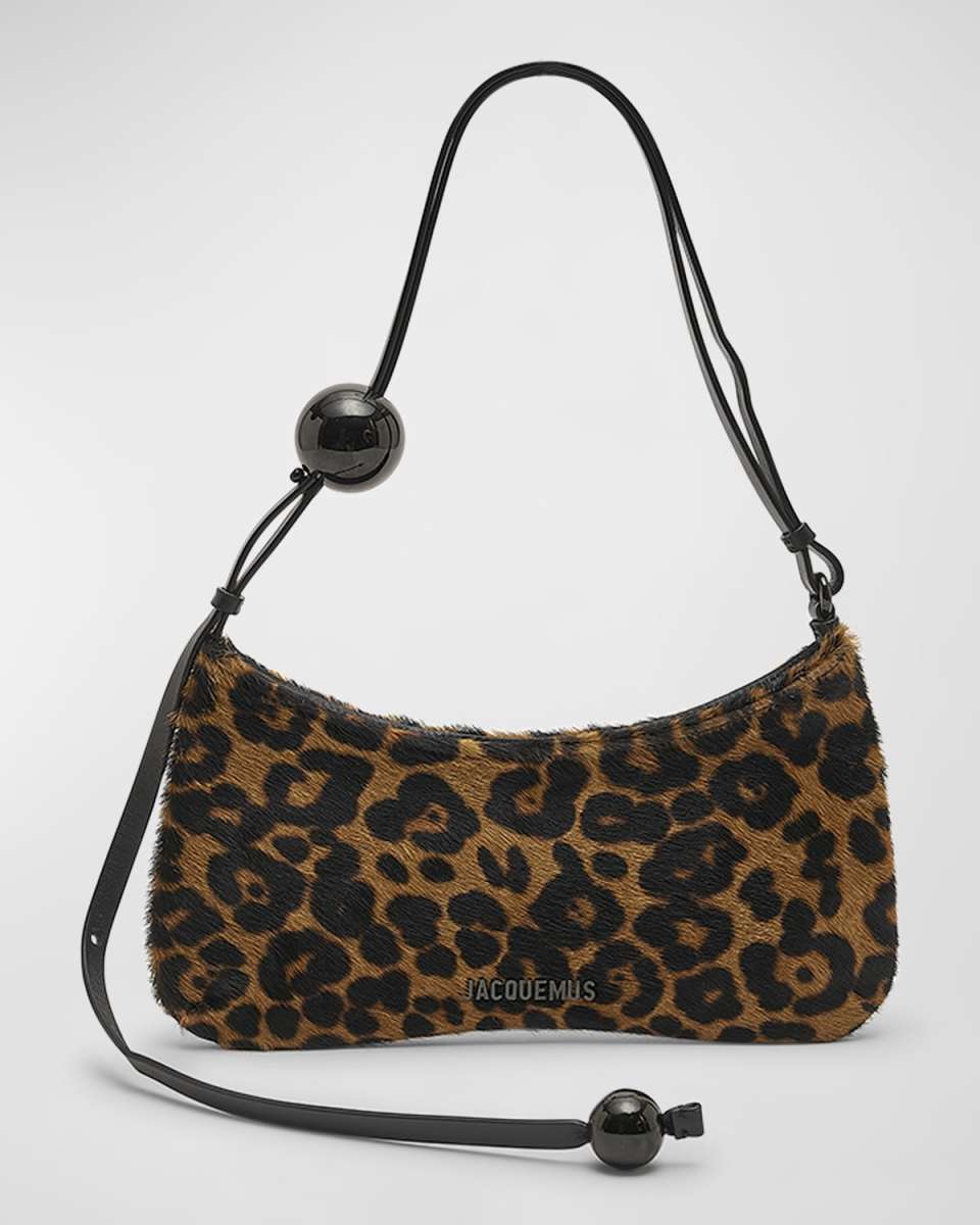 Le Bisou Perle Leopard Shoulder Bag